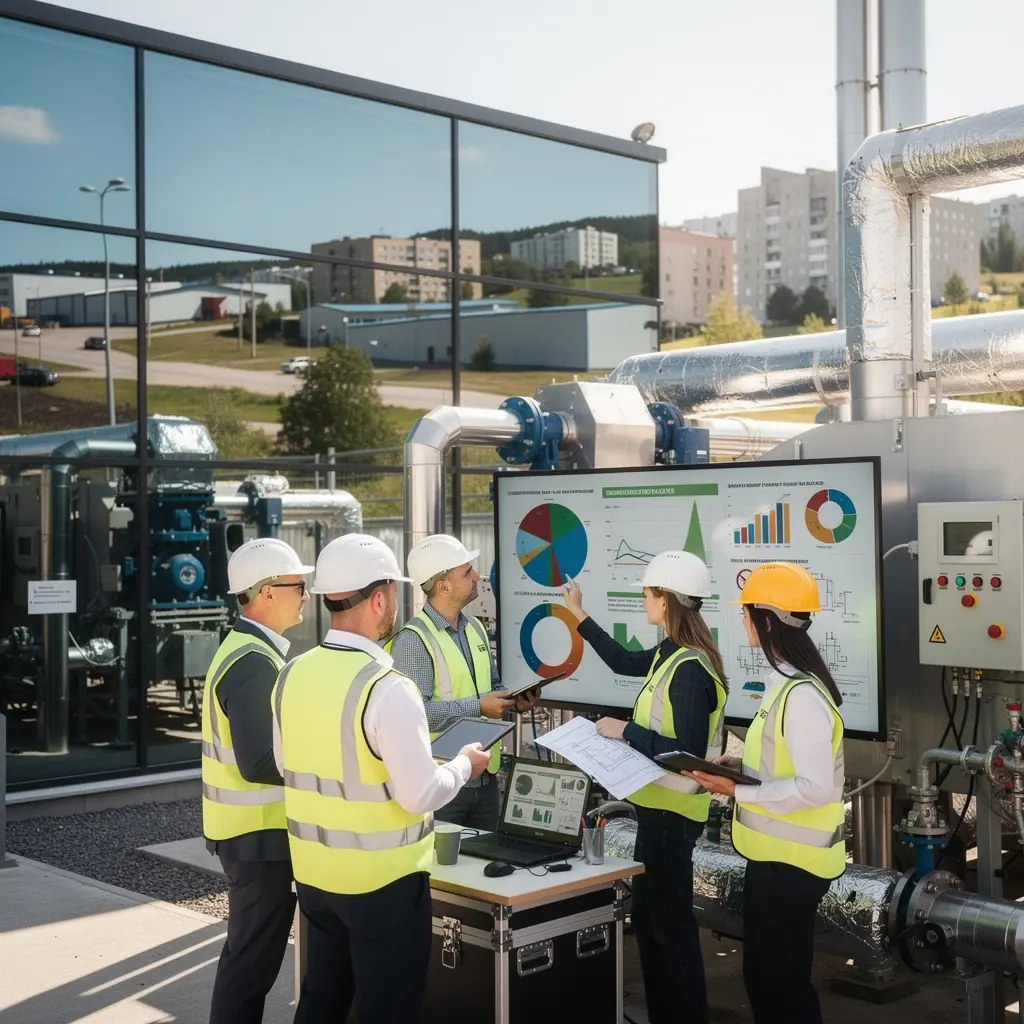 Siltumapgādes iekārtas, kas darbojas ar biomasu un veicina ilgtspējīgu attīstību.