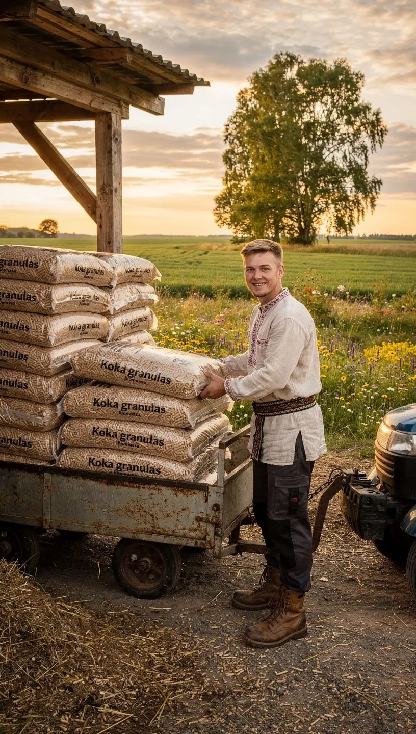 Daba Latvijā, kur tiek audzēti koksnes resursi biomasas enerģijas ražošanai.